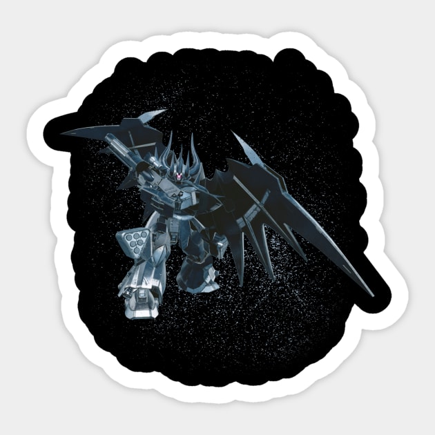 Efreet Bat Mode Sticker by gblackid